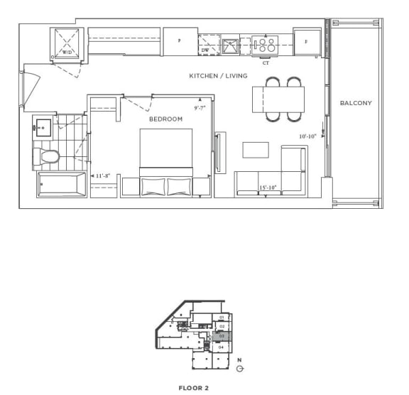 1 Bedroom Apartment Downtown Toronto