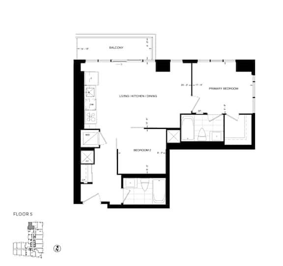 a floor plan of a house with a floor pool and a plan of flooring