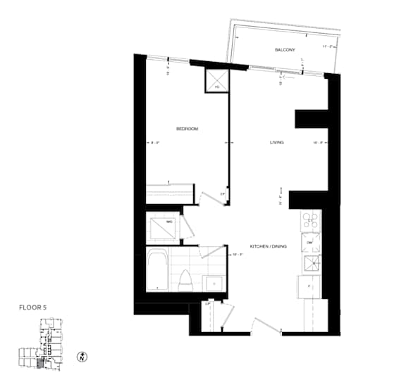 a floor plan of a house with a triangular floor plan and a plan of floor