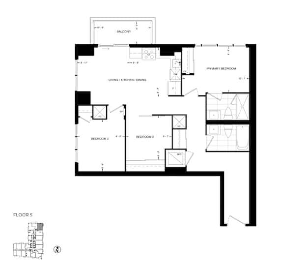 a floor plan of a house with a asymmetrical floor plan and a plan floor