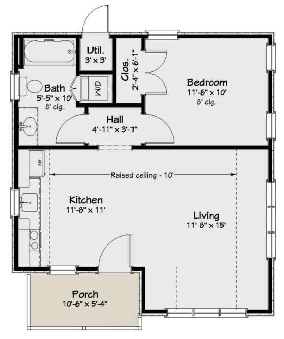 a floor plan of a small house