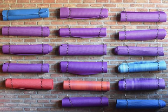 Yoga studio mats