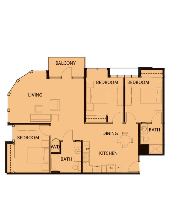 the plan of the first floor floor plan of our apartments