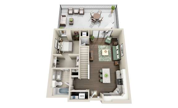 Floor Plan  A14 Floorplan at 71 France, Edina, MN, 55435