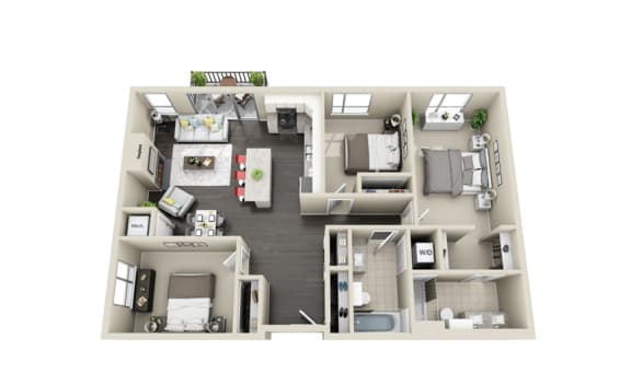 Floor Plan  71 France Edina MN 3 Bedroom 2 Bath