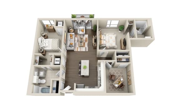 Floor Plan  B13 Floorplan at 71 France, Edina, Minnesota