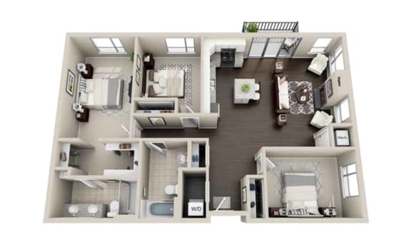 Floor Plan  C4 Floorplan at 71 France, Minnesota, 55435