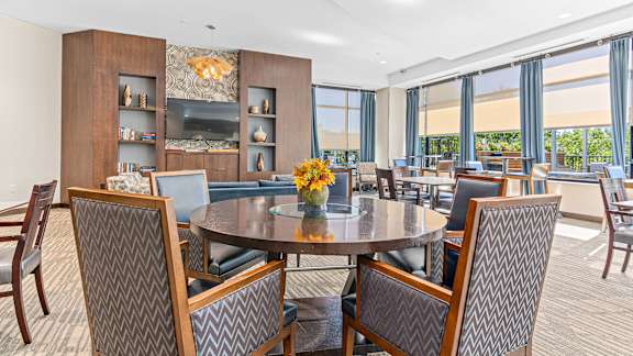 Dining Room with table and chairs at 71 France, Edina, 55435
