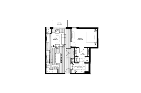 Floor Plans of MartinBlu in Eden Prairie, MN