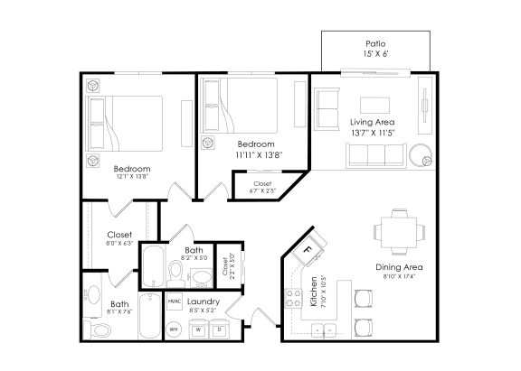 Floor Plan  this floor plan is an approximation of our floor plan