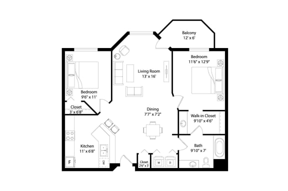 Floor Plan  B1R