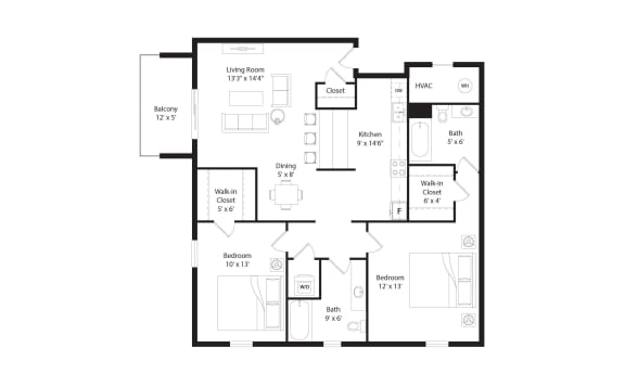 the floor plan of the residence