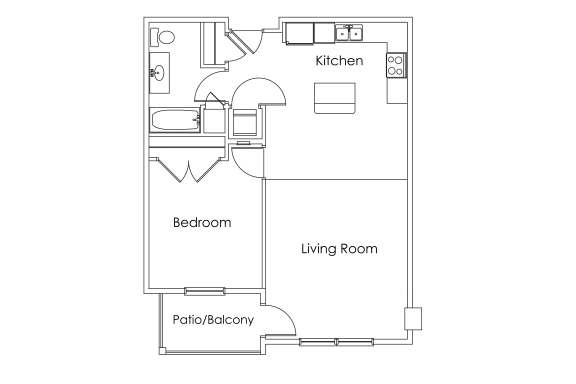 Cypress Court Apartments St Cloud MN 1 Bedroom 1 Bath Apartment