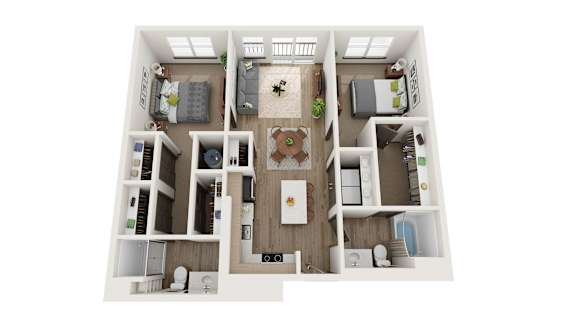 2 Bedroom, 2 Bath 1,073 Sq Ft - Railway Flats, Loveland, CO