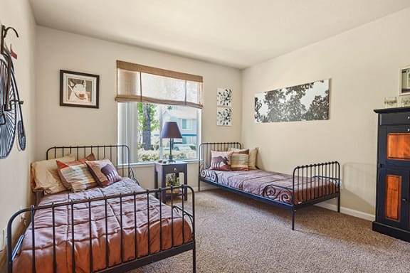 Shared Bedroom at Clayton Creek Apartments, Concord, California