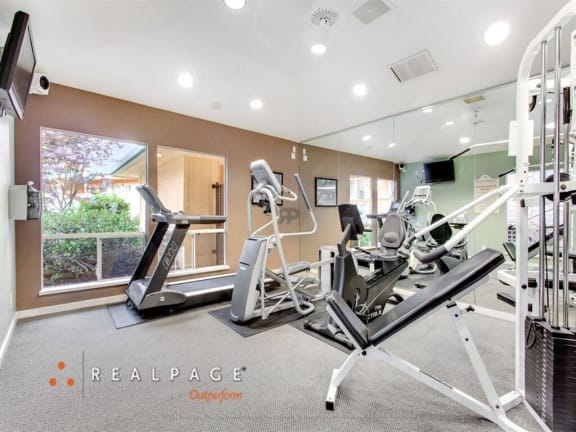 Fitness Centre at Peninsula Pines Apartments, South San Francisco, California