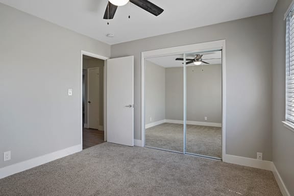 Bedroom With Closet at Colonial Garden Apartments, San Mateo, CA, 94401