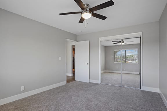 Ceiling Fan In Apartment at Colonial Garden Apartments, California