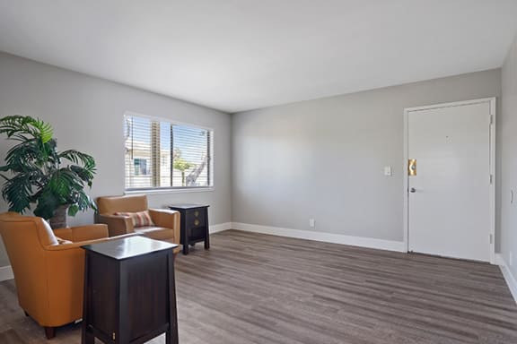 Modern Living Room at Colonial Garden Apartments, San Mateo, CA