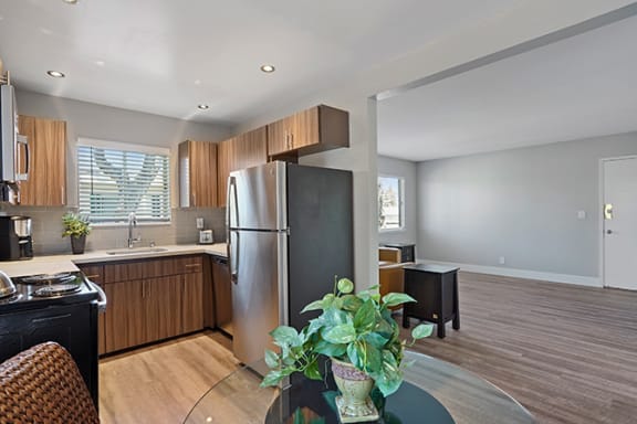Dining And Kitchen View at Colonial Garden Apartments, California, 94401