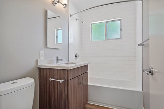 Bright Bathroom at Colonial Garden Apartments, San Mateo, 94401