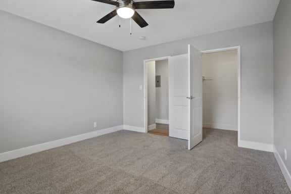 Carpeted Living Space at Fairmont Apartments, Pacifica, California