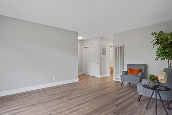 Spacious Living Room at Fairmont Apartments, Pacifica, CA