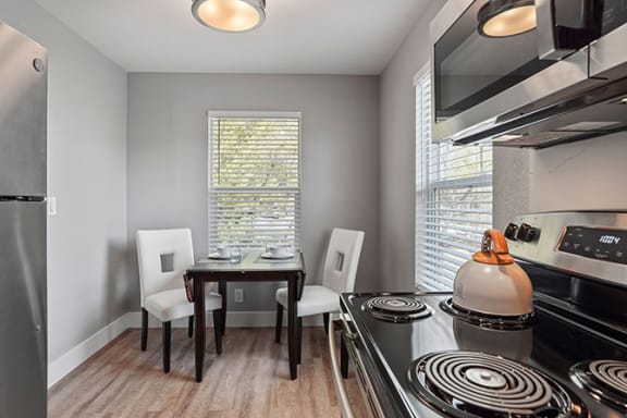 Dining Area View at Parkside Apartments, Davis, California