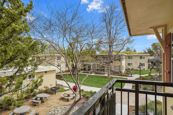 Balcony And Patio at Parkside Apartments, Davis, California