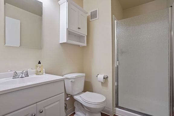Luxurious Bathroom at Parkside Apartments, California, 95616