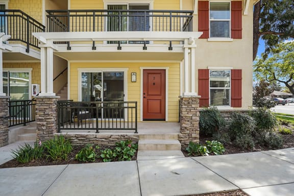 Property Entrance at Parkside Apartments, California, 95616