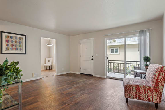 Modern Living Room at Parkside Apartments, Davis, CA, 95616