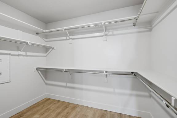 Large Empty Shelves1 at Brickside Heights, Utah, 84106
