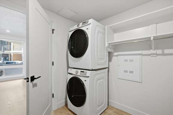 White washing machine2 at Brickside Heights, Millcreek, UT, 84106