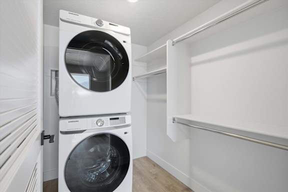 Front loading washing machine 1 at Brickside Heights, Millcreek