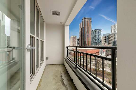 Balcony with railing3 at AVIA on Pike Street, Seattle, WA