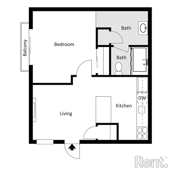 112210~1 Floor Plan at Avia Lofts at Founders Road, Indianapolis, 46268