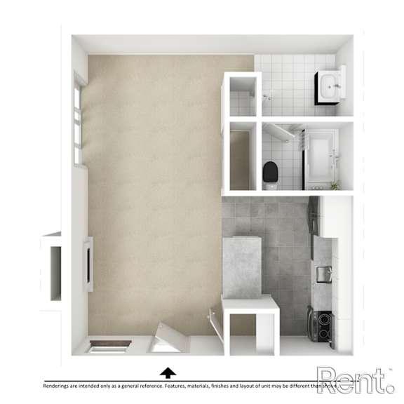119807 A Floor Plan at Avia Lofts at Founders Road, Indianapolis, IN