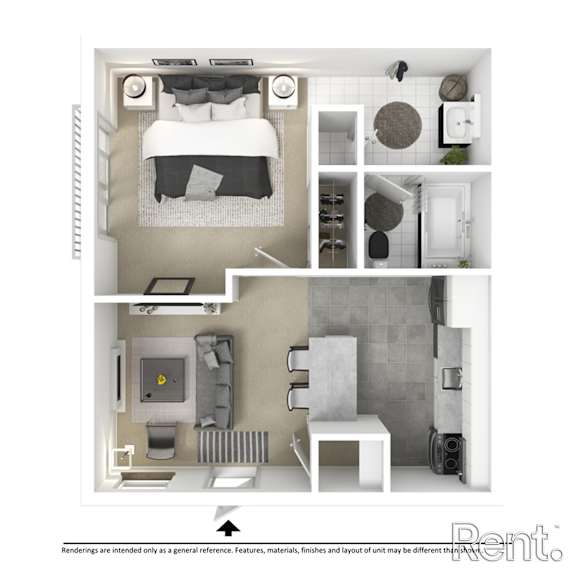 119807 Floor Plan at Avia Lofts at Founders Road, Indiana