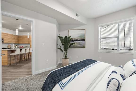 Gorgeous Bedroom at The Flats at Riverwoods, Provo, Utah