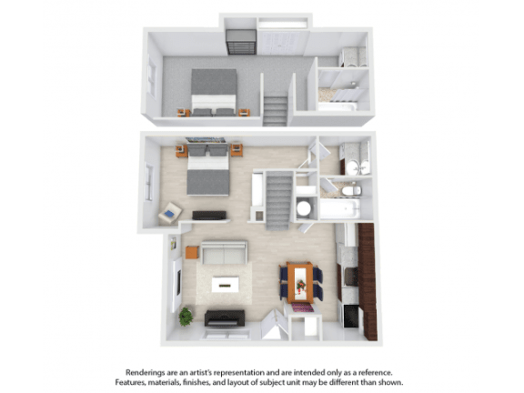 2 Bedroom Loft at Avia Lofts at Maple Road, Amherst, New York