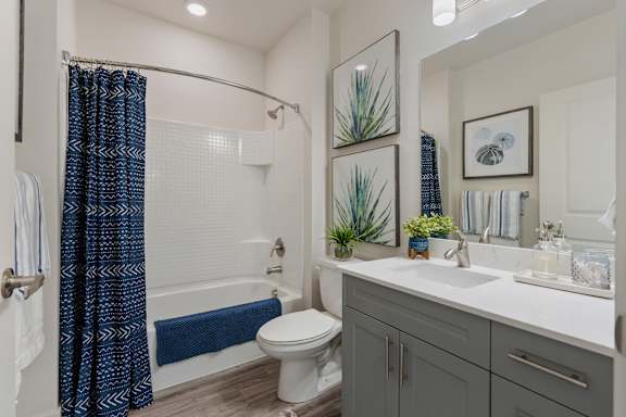 Bathroom with tub and toilet6 at 200 City View, Provo, UT, 84601