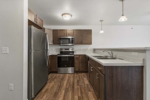 Stylish Kitchen at Red Rock Apartments, South Dakota
