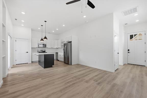 Black Island in kitchen at Alante Homes at Spring Run, Caldwell, 83607