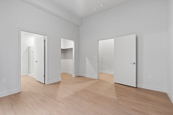 Bedroom with attached bathroom at Brickside Heights, Millcreek
