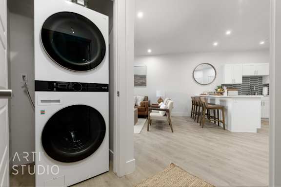 Laundry room and Kitchen View at The Vue At Desert Color, Utah
