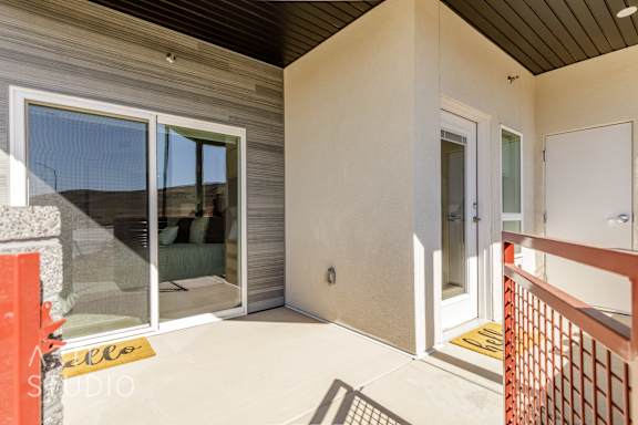 Large Glass sliding door at The Vue At Desert Color, St. George