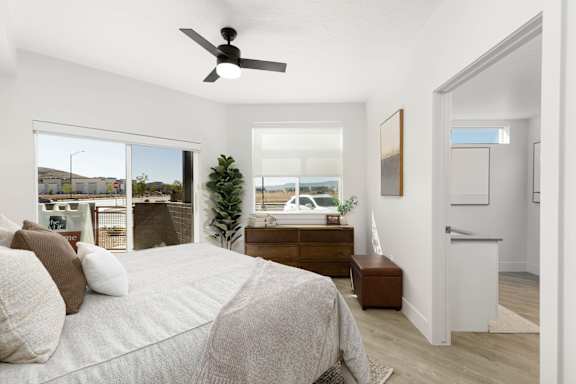 Master Bedroom at The Vue At Desert Color, St. George, Utah