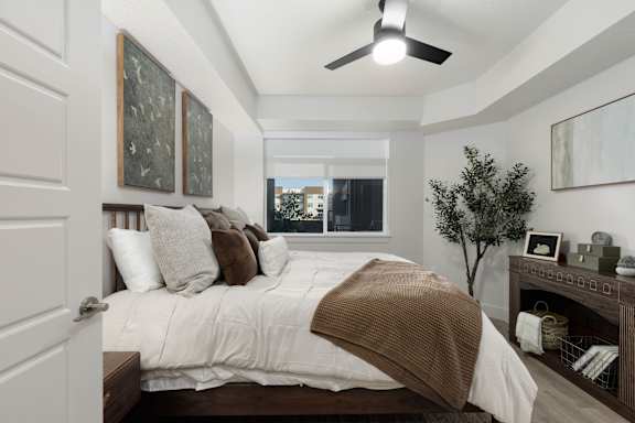 Comfortable Bedroom at The Vue At Desert Color, St. George, Utah