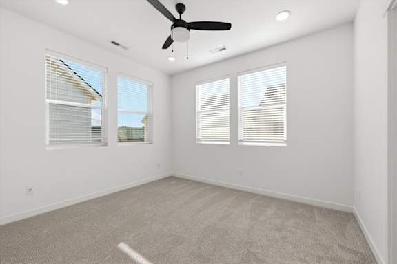 Room with multiple windows and carpeted  floor at Alante Homes at Spring Run, Caldwell, ID, 83607